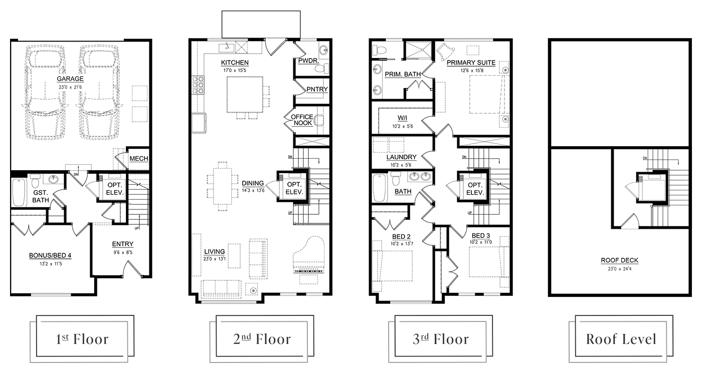 Blueprints for the Byrum II at The Massey