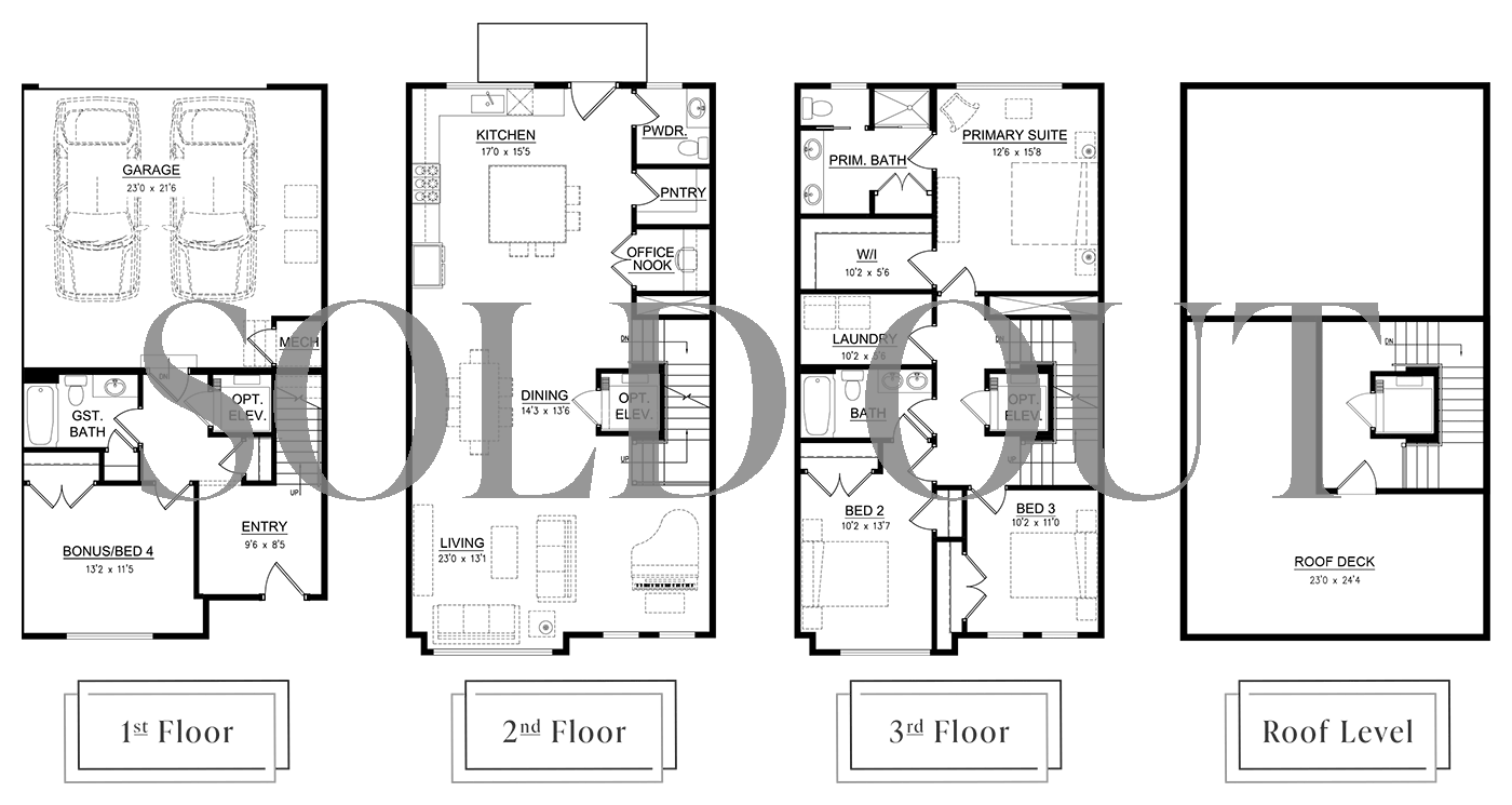 Blueprints for the Byrum II at The Massey